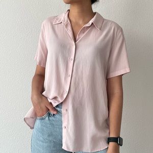 Uniqlo size S Blush Pink button down
